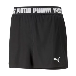 Spodnie sportowe damskie - Spodenki treningowe damskie PUMA Train All Day Knit 3" - grafika 1