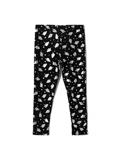 Legginsy - Koton Dziewczęce legginsy bawełniane z nadrukiem jednorożca, Black Design (9d9), 7-8 Lata - grafika 1