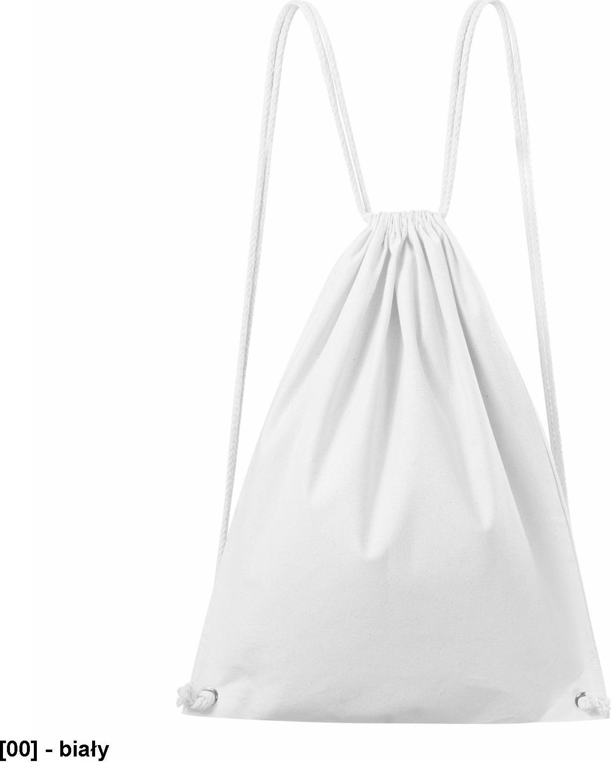 MALFINI Easygo 922 - ADLER - Plecak unisex, 195 g/m, 100% bawełna - biały - UNI. uni
