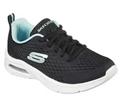 Buty dla dziewczynek - Skechers Microspec Max Electric Jumps, trampki dziewczęce, czarny, 28.5 EU - miniaturka - grafika 1