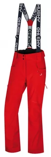 Spodnie narciarskie - Damskie narciarskie spodnie HUSKY Galti L delikatnie czerwona - grafika 1