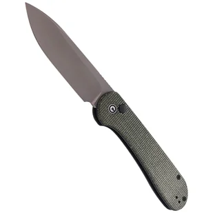 Nóż składany CIVIVI Button Lock Elementum Dark Green Micarta, Gray Stonewashed (C2103C) - Noże - miniaturka - grafika 5