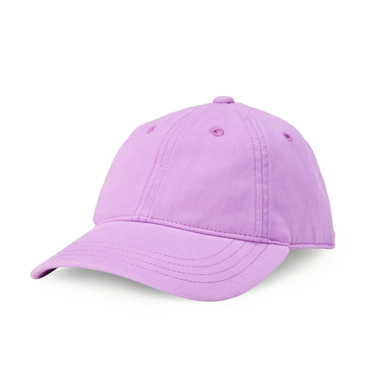 Amazon Essentials Unisex dziecięca czapka z daszkiem z spranej bawełny, Lawendowy, X-Small-Small