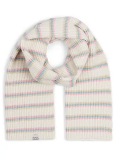 Ragwear Szalik damski - Fluky Stripes Kobiety Sztuczne włókno beżowy|biały w paski, ONE SIZE - Apaszki i szaliki damskie - miniaturka - grafika 1