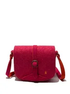 Torebki damskie - Fly London GLOU751FLY, Cross Body Bag Women, Fucshia/Orange, Pomarańcza - miniaturka - grafika 1