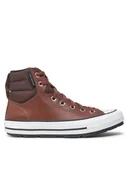 Buty dla chłopców - Converse Trampki Chuck Taylor All Star Berkshire Boot A08442C Brązowy - miniaturka - grafika 1
