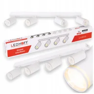 Lampy sufitowe - Lampa sufitowa kinkiet Ścienny oprawa 4x Spot Biała do pokoju Regulowana - miniaturka - grafika 1