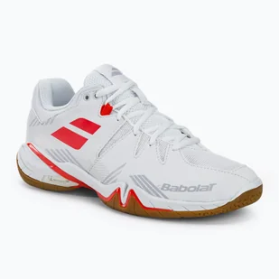 Buty do badmintona damskie Babolat Shadow Spirit white/lavender - Buty sportowe damskie - miniaturka - grafika 1