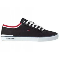 Trampki męskie - Buty Tommy Hilfiger Harrington 5D2 FM0FM00543-403 czarne - miniaturka - grafika 1