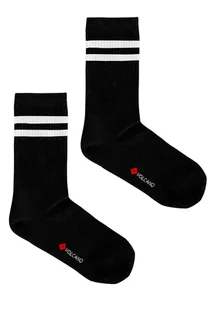 Sportowe skarpety z paskami A-HUGO, dwupak - Skarpetki męskie - miniaturka - grafika 1