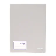 Teczki i skoroszyty - Album ofertowy Strigo A4 30 koszulek jasnoszary - miniaturka - grafika 1