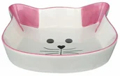 Miski dla kotów - Trixie TRIXIE Miska ceramiczna dla kota w kształcie kociej głowy |Dwie saszetki karmy Happy Cat GRATIS! - miniaturka - grafika 1