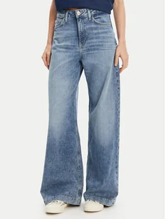 Guess Jeansy 175691 Niebieski Relaxed Fit - Spodnie damskie - miniaturka - grafika 1