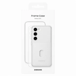 Samsung Frame Cover etui Samsung Galaxy S23+ pokrowiec z wymiennymi pleckami białe (EF-MS916CWEGWW) - Etui i futerały do telefonów - miniaturka - grafika 5