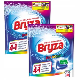 Bryza Kapsułki Do Prania Kolor 4W1 100 Prań - Środki do prania - miniaturka - grafika 1