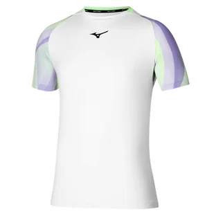 Koszulka męska Mizuno  Release Shadow Tee White XL - Koszulki sportowe męskie - miniaturka - grafika 1
