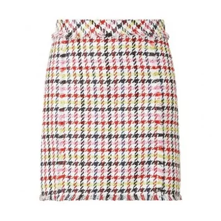 Spódnice - Spódnica z bouclé ze wzorem w pepitkę - Karl Lagerfeld - grafika 1