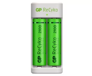 GP Ładowarka Eco E211 + 2× AA ReCyko 2000 1604821110) - Ładowarki i akumulatory - miniaturka - grafika 1