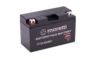 Akumulatory motocyklowe - Akumulator kwasowo-ołowiowy MT7B-BS 12V 6.5Ah Moretti - miniaturka - grafika 1