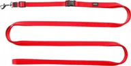 Smycze dla psów - Chaba CHABA SMYCZ SPACEROWA Z PASEM BIODROWYM 10mm/4m CZERWONA - miniaturka - grafika 1