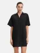 Sukienki - Calvin Klein Sukienka codzienna K20K208382 Czarny Relaxed Fit - miniaturka - grafika 1