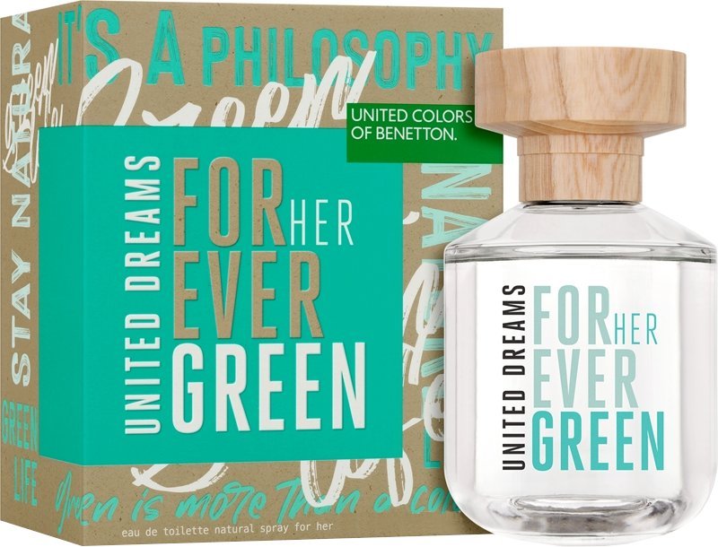 Benetton United Dreams Forever Green For Her Woda Toaletowa - 80Ml