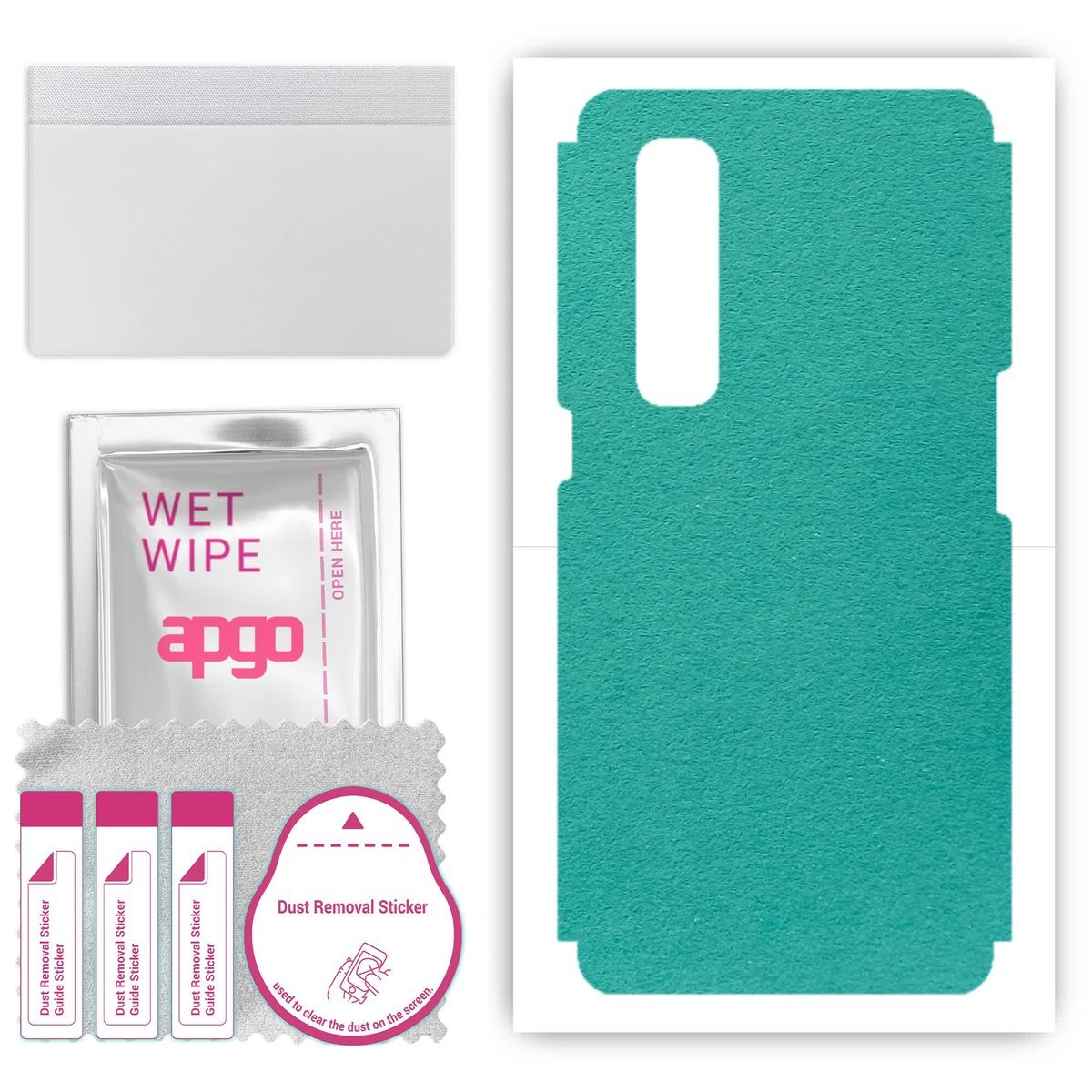 Folia naklejka skórka strukturalna na TYŁ Zamsz do Oppo Find X2 Pro - Zamsz Miętowy - apgo SKINS