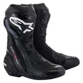 Buty motocyklowe - Buty Motocyklowe Alpinestars Supertech R Vented Czarny48 - miniaturka - grafika 1