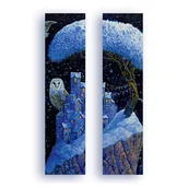 Zakładki do książek - Zakładka kartonowa - Cicha Noc - gadżet - miniaturka - grafika 1