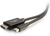 Kable komputerowe i do monitorów - Kabel C2G 6ft Mini DisplayPort to HDMI Cable - Mini DP to HDMI Adapter Cable - M/M - Adapter wideo - zgodny z TAA - Mini DisplayPort męski zu HDMI męski - 1.83 m - czarny - miniaturka - grafika 1