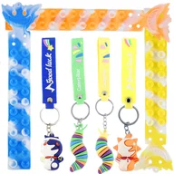 Zabawki sensoryczne - 7X ZESTAW HUGGY WUGGY POPIT BRELOK SQUIDOPOP - miniaturka - grafika 1