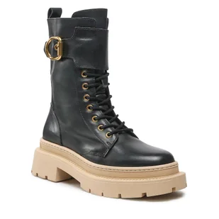 Trapery Gino Rossi 222FW105 Czarny - Botki damskie - miniaturka - grafika 1