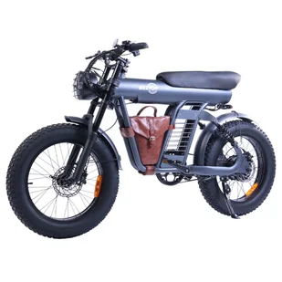 BEZIOR XF006 Electric Bike 1200W Motor 48V 23 2Ah Battery 20*4 0-inch Tire 47km/h Max Speed 100km Range Hydraulic Oil Bra - Rowery elektryczne - miniaturka - grafika 1