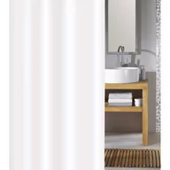 Zasłony prysznicowe - Kleine Wolke 4945100238 do zasłony prysznicowej Phoenix, 120 x 200 cm, biały - miniaturka - grafika 1