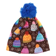 Czapki dla dzieci - Dziecięca Czapka zimowa VIKING VIKING PIXI KIDS 201/20/3811/15 – Niebieski - miniaturka - grafika 1