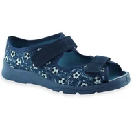 Buty dla chłopców - Kapcie dziecięce do szkoły sandały chłopięce Befado 969Y170 Max - miniaturka - grafika 1