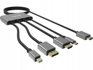 Sandberg All-In-1 Display Adapter Hub - Kable - miniaturka - grafika 1