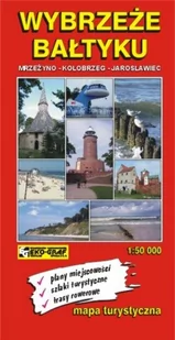 Wybrzeże Bałtyku Mrzeżyno - Kołobrzeg - Jarosławiec mapa 1:50 000 - Praca zbiorowa - Atlasy i mapy - miniaturka - grafika 2