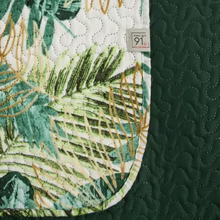 Narzuta 220 x 240 Pikowana Dawosa Biały+Zieleń - Narzuty - miniaturka - grafika 3