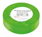 Pasmanteria - Brewis Wstążka dekoracyjna satynowa 25mm/32m zielona 52 - miniaturka - grafika 1