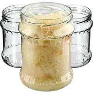 Pojemniki kuchenne - Słoiki Kisko 500ml 24 szt. 82mm bez wieczka - miniaturka - grafika 1