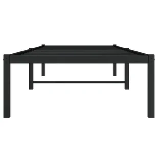 Metalowa rama łóżka, czarna, 80x200 cm Lumarko! - Łóżka - miniaturka - grafika 6