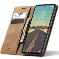 Etui i futerały do telefonów - Spacecase Etui Wallet Galaxy S23 FE light brown - miniaturka - grafika 1