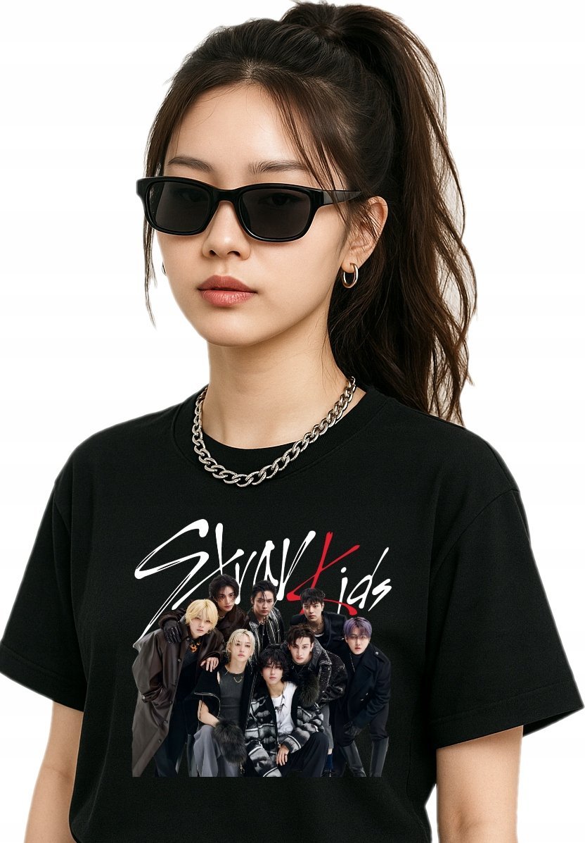 STRAY KIDS K-POP KOSZULKA T-SHIRT PREMIUM L