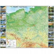 Mapy i plansze edukacyjne - MAPA ŚCIENNA POLSKI - FIZYCZNA 1:500 000 XXL - miniaturka - grafika 1