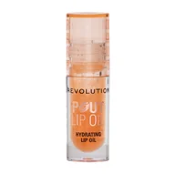 Błyszczyki do ust - Makeup Revolution Pout Lip Oil Olejek Do Ust, Honey Shimmer - miniaturka - grafika 1