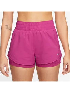 Nike Szorty sportowe 2w1 w kolorze różowym - Spodnie sportowe damskie - miniaturka - grafika 1