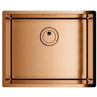 Zlewozmywaki - GLOBALO zlewozmywak RIWOLO 50.1 COPPER - miniaturka - grafika 1