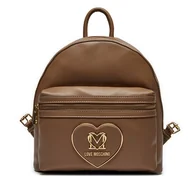 Plecaki - Plecak LOVE MOSCHINO JC4123PP1LLB0209 Brązowy - miniaturka - grafika 1