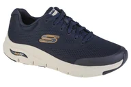 Sneakersy męskie - Skechers Arch Fit 232040-NVY męskie sneakersy granatowe - miniaturka - grafika 1